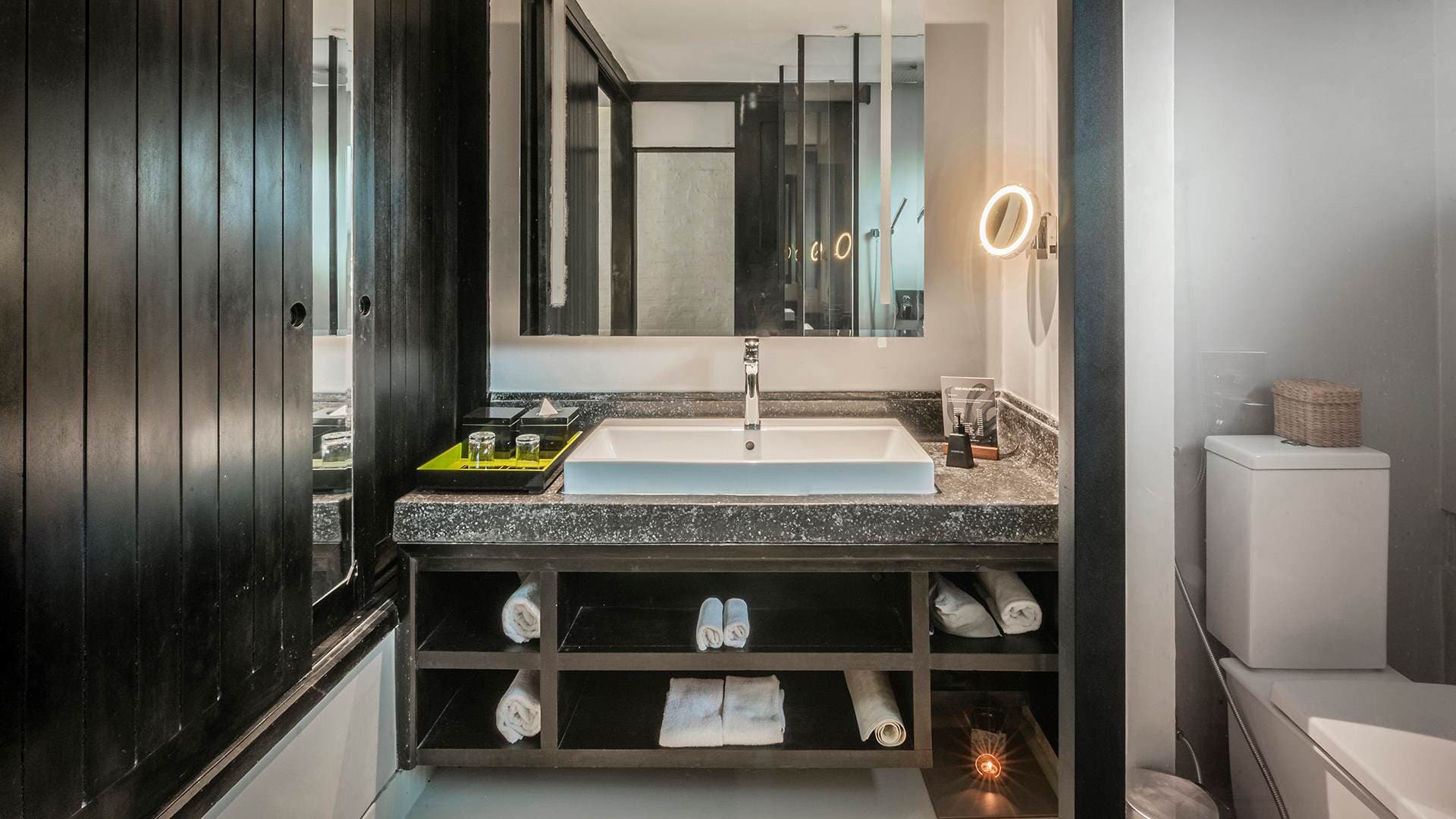 Anjali By Syphon deluxe rooms bathroom sink and toilet