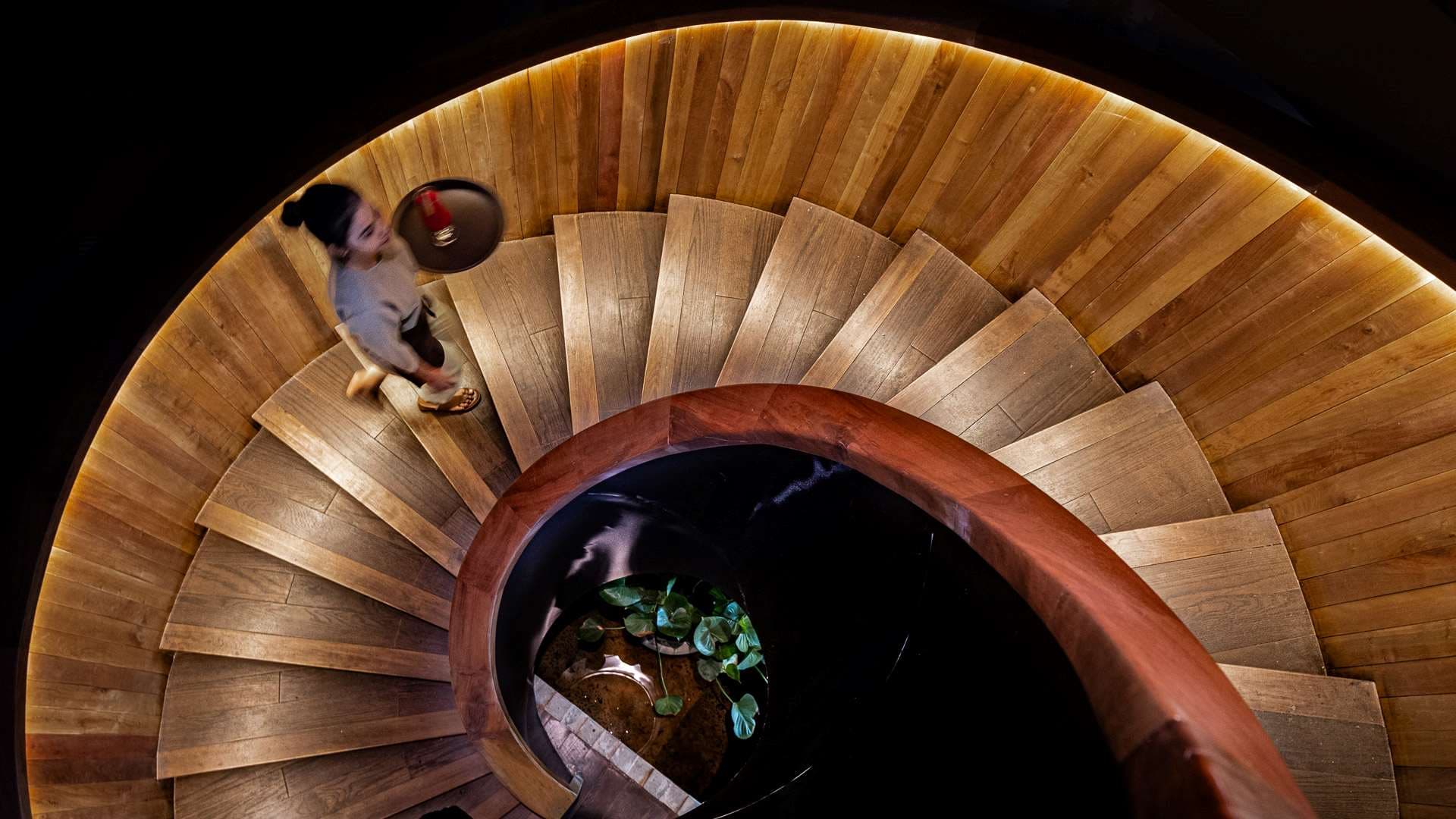 Mekhala Bar and Restaurant Spiral Stair Design